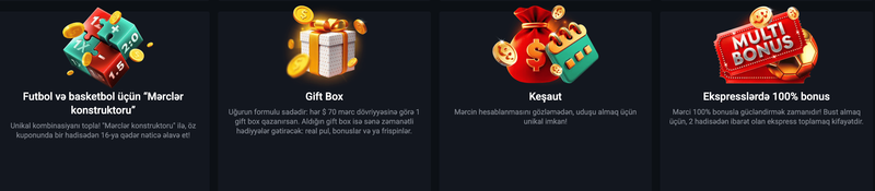 Pin Up bonuslar və promosyonlar